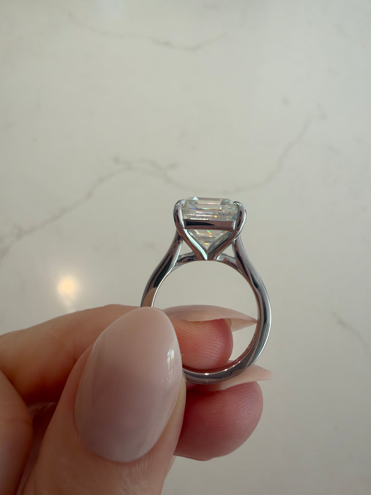 The Isla Asscher Cut Ring