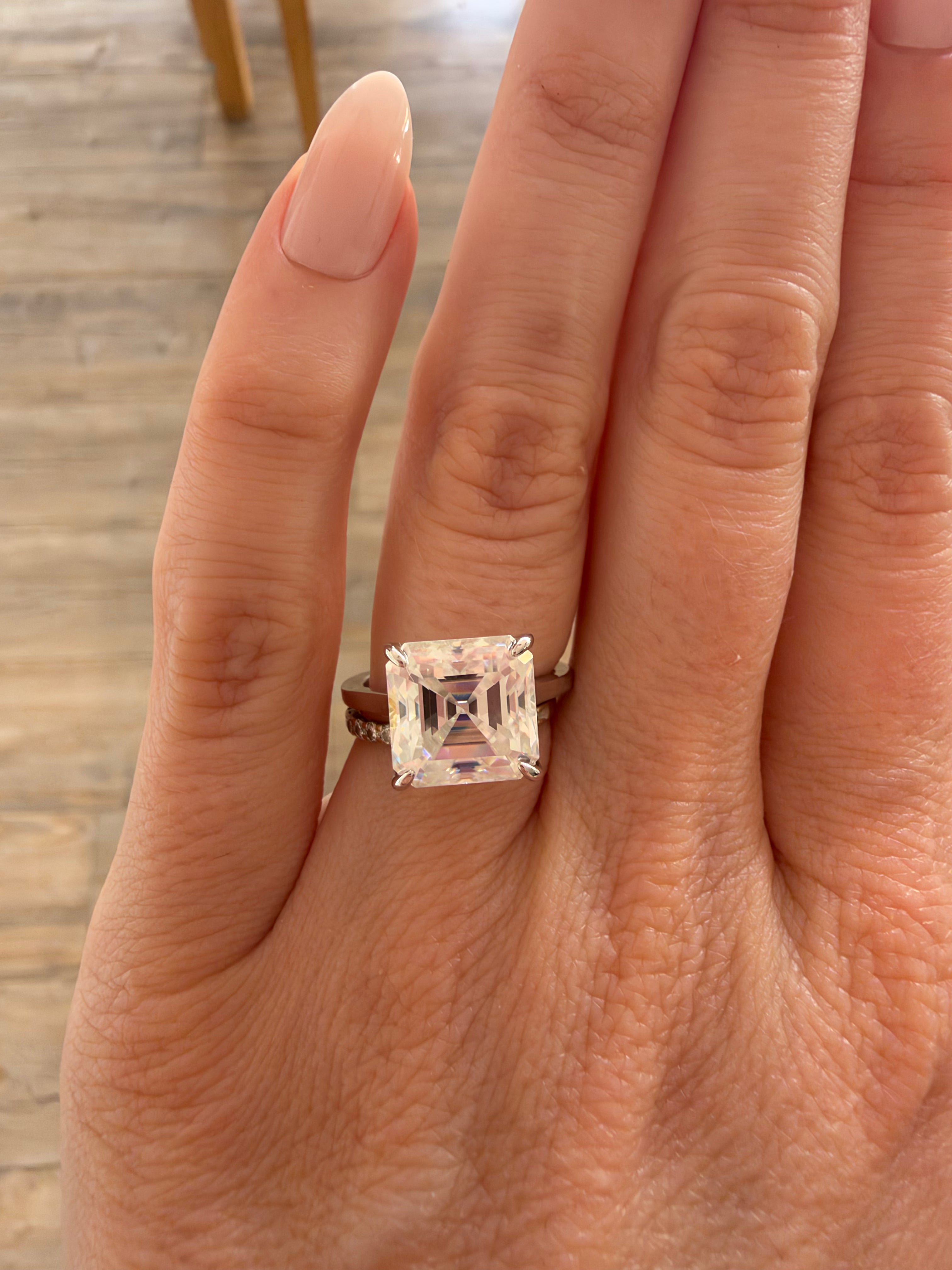 The Isla Asscher Cut Ring