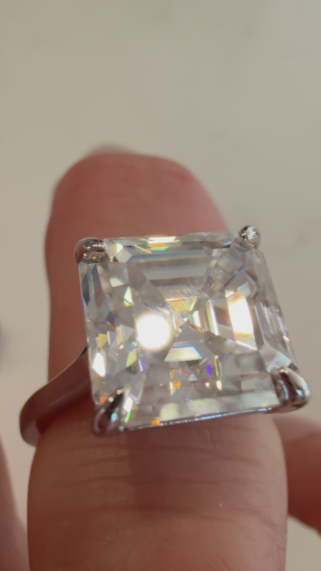 The Isla Asscher Cut Ring
