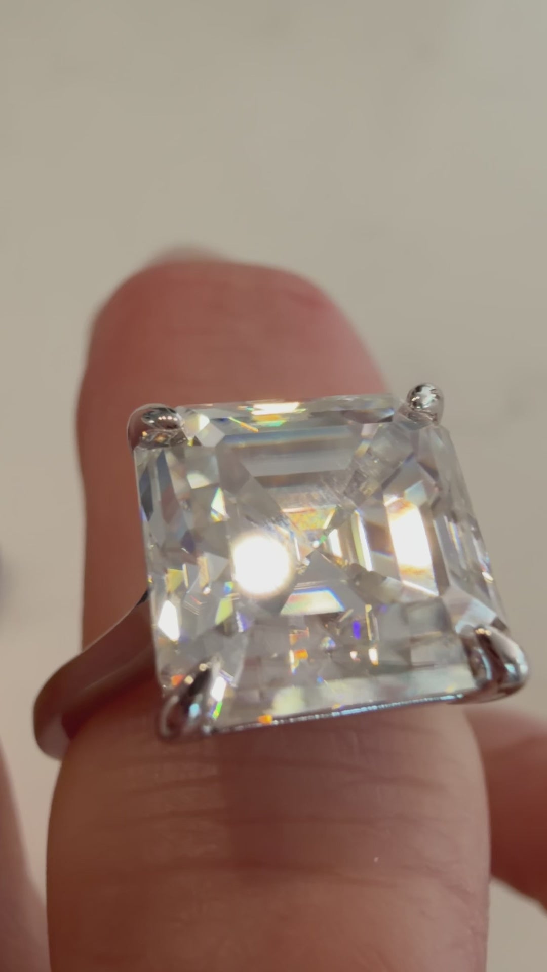The Isla Asscher Cut Ring