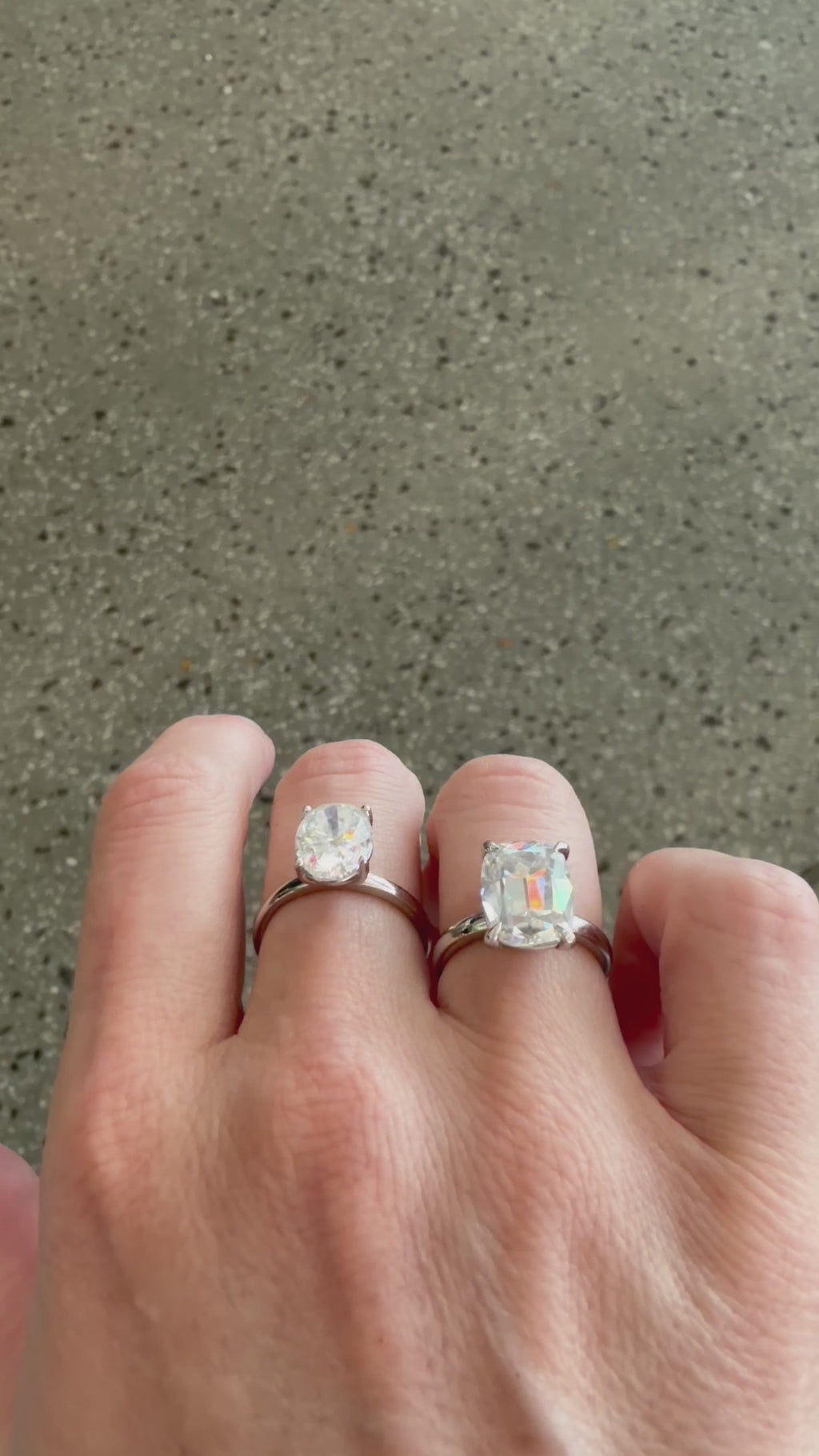 The Madison Old Mine Cushion Cut