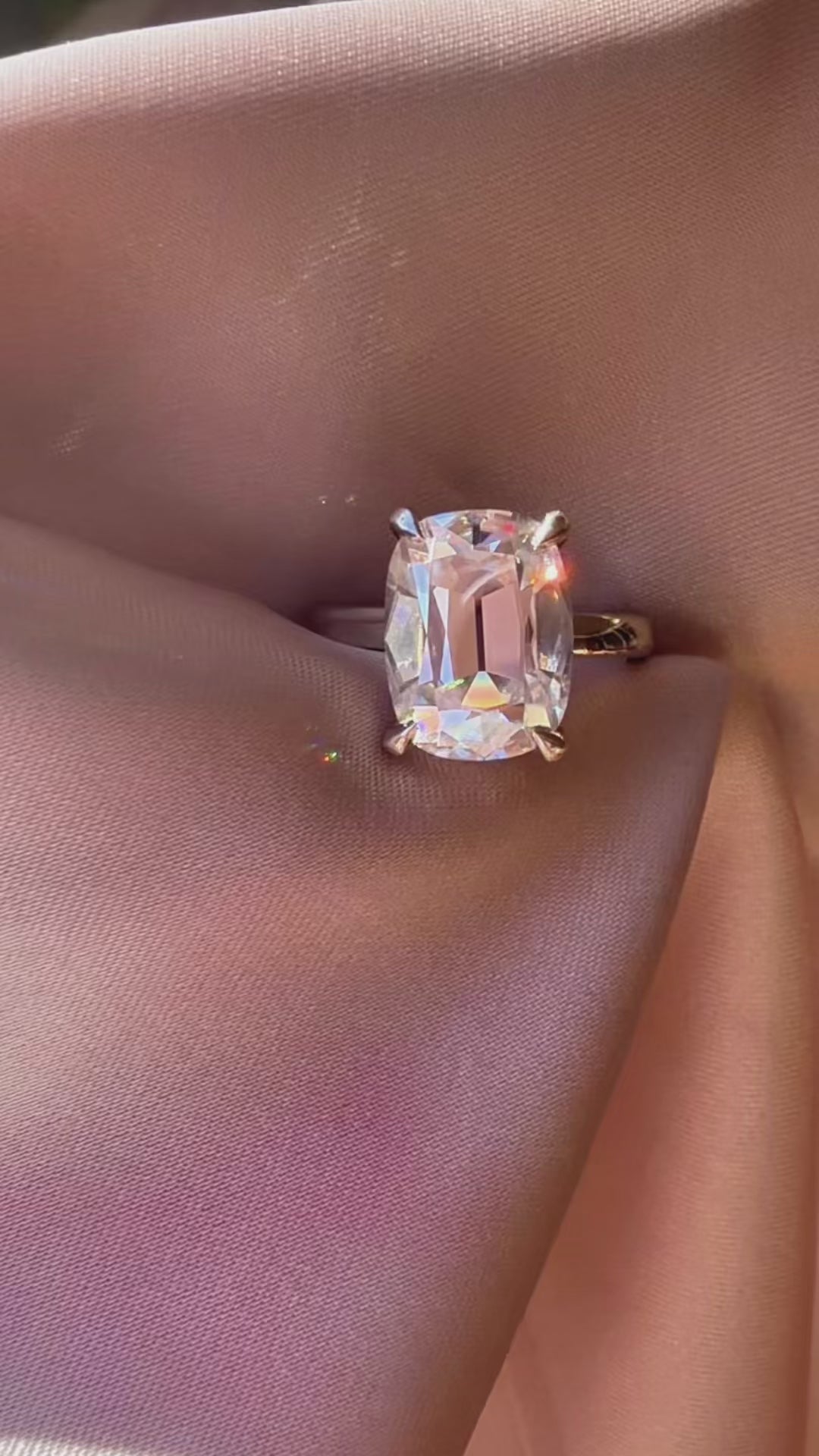 The Madison Old Mine Cushion Cut